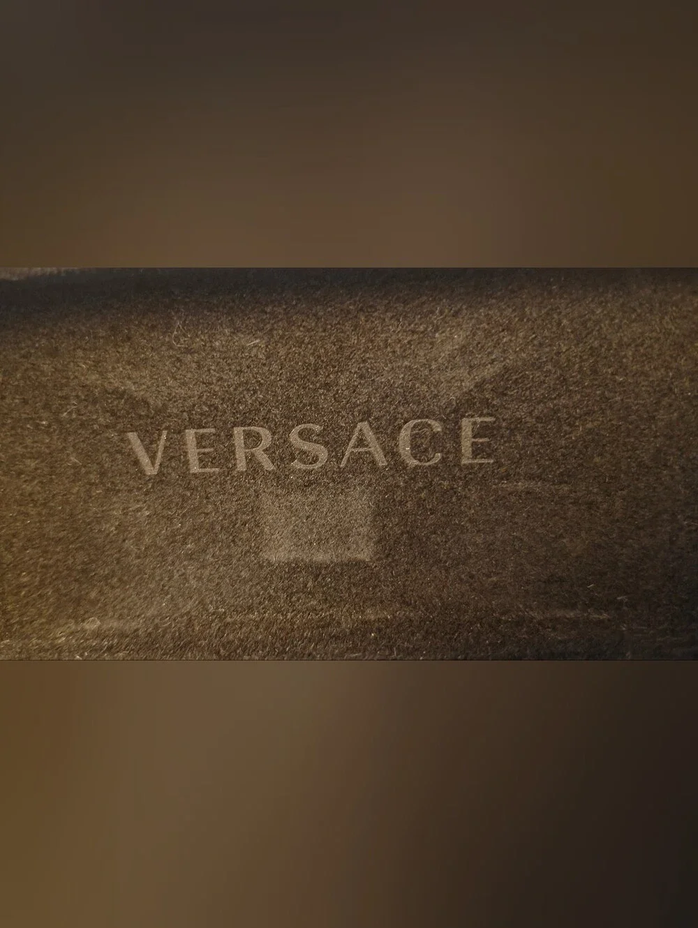 Versace Glasses Case with Gold Logo